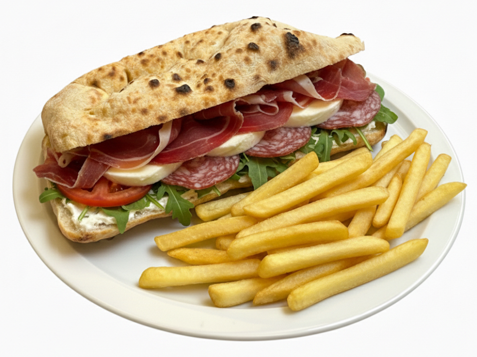 Sándwich Ibérica + Papas Fritas