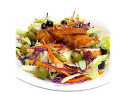 Ensalada Toscana y Pollo Crocante