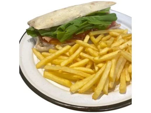 Sándwich Ibérica + Papas Fritas