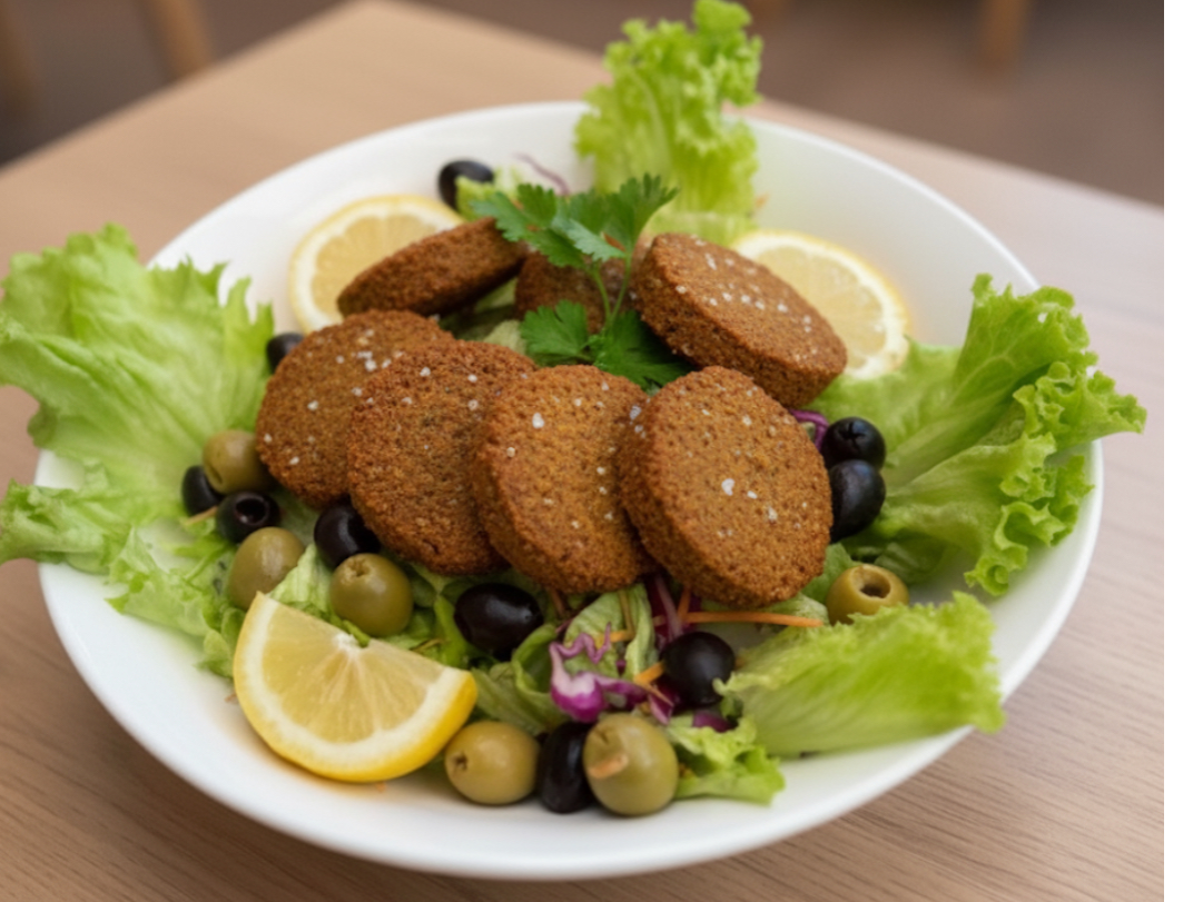 Ensalada Toscana y Falafel