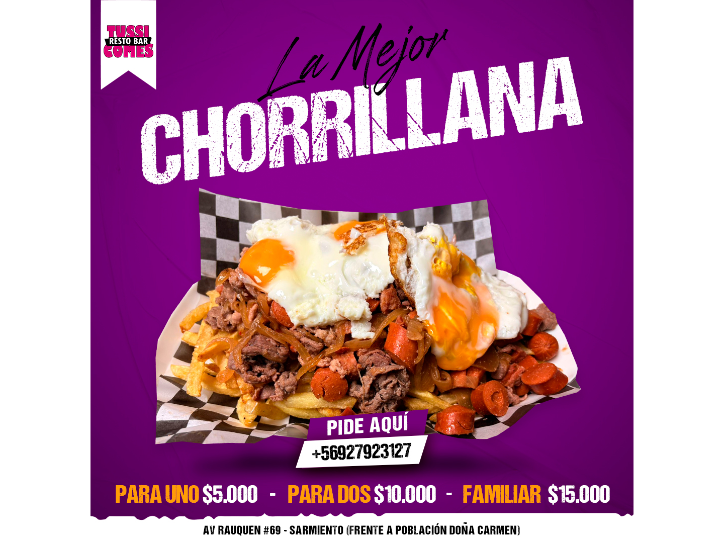 Chorrillana para 1