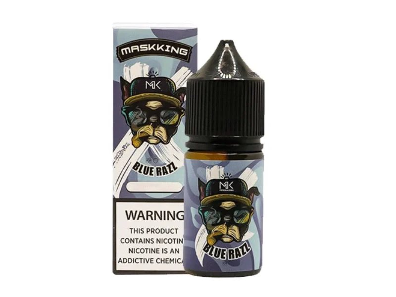 Salt Maskking- Blue Razz