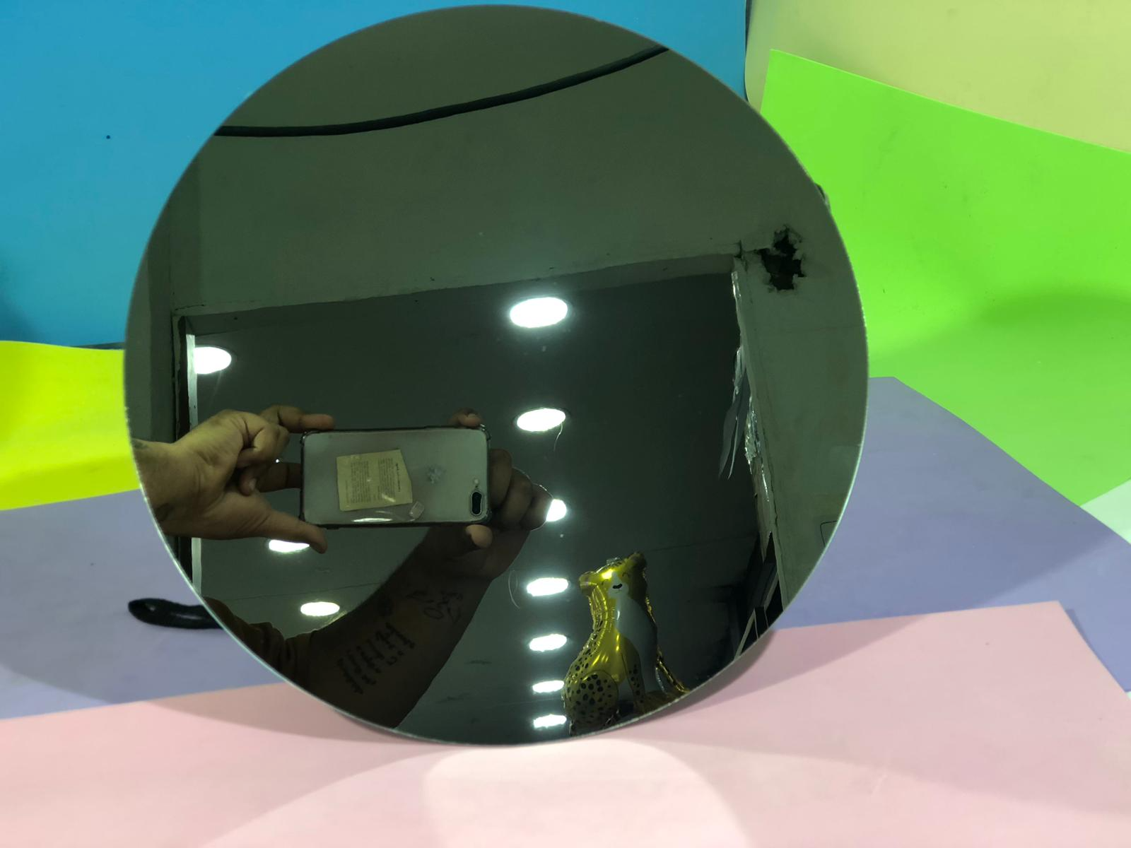 ESPEJO ACRILICO PARA DECORACION REDONDO 30cm. - COD.: 608