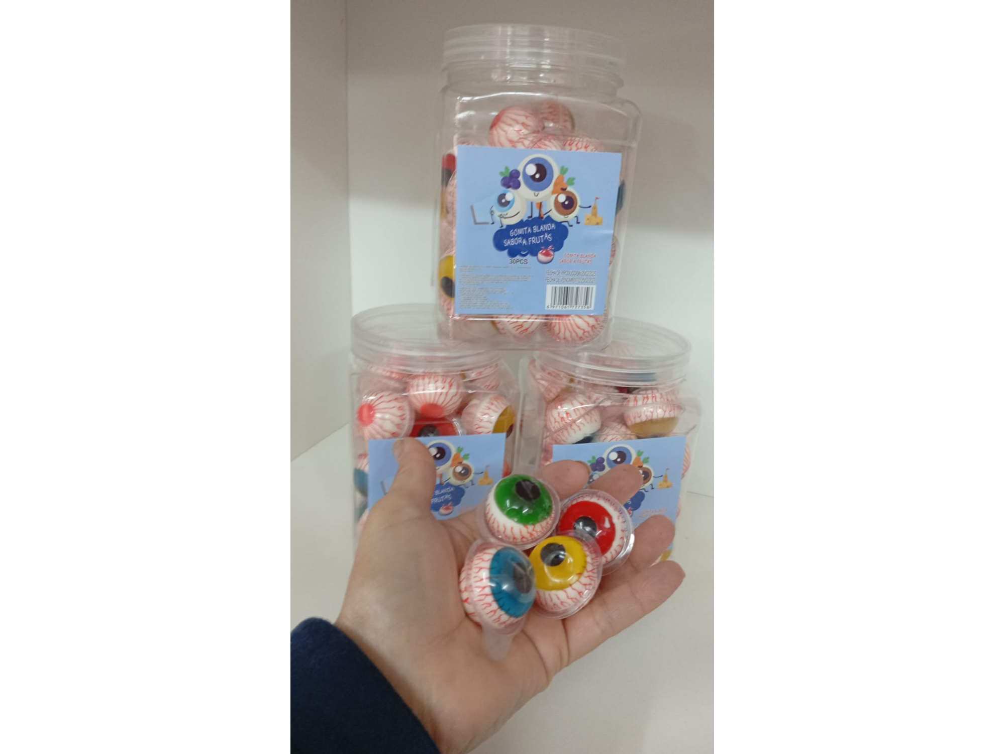 GOMITA BLANDAS SABOR A FRUTAS "OJO CELESTE" X 30 unid. - COD.: 519