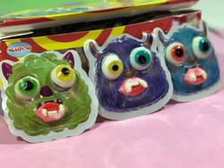 GOMITA BLANDA CON FORMA DE CARITA MONSTER x 30 unid. - COD.: 588