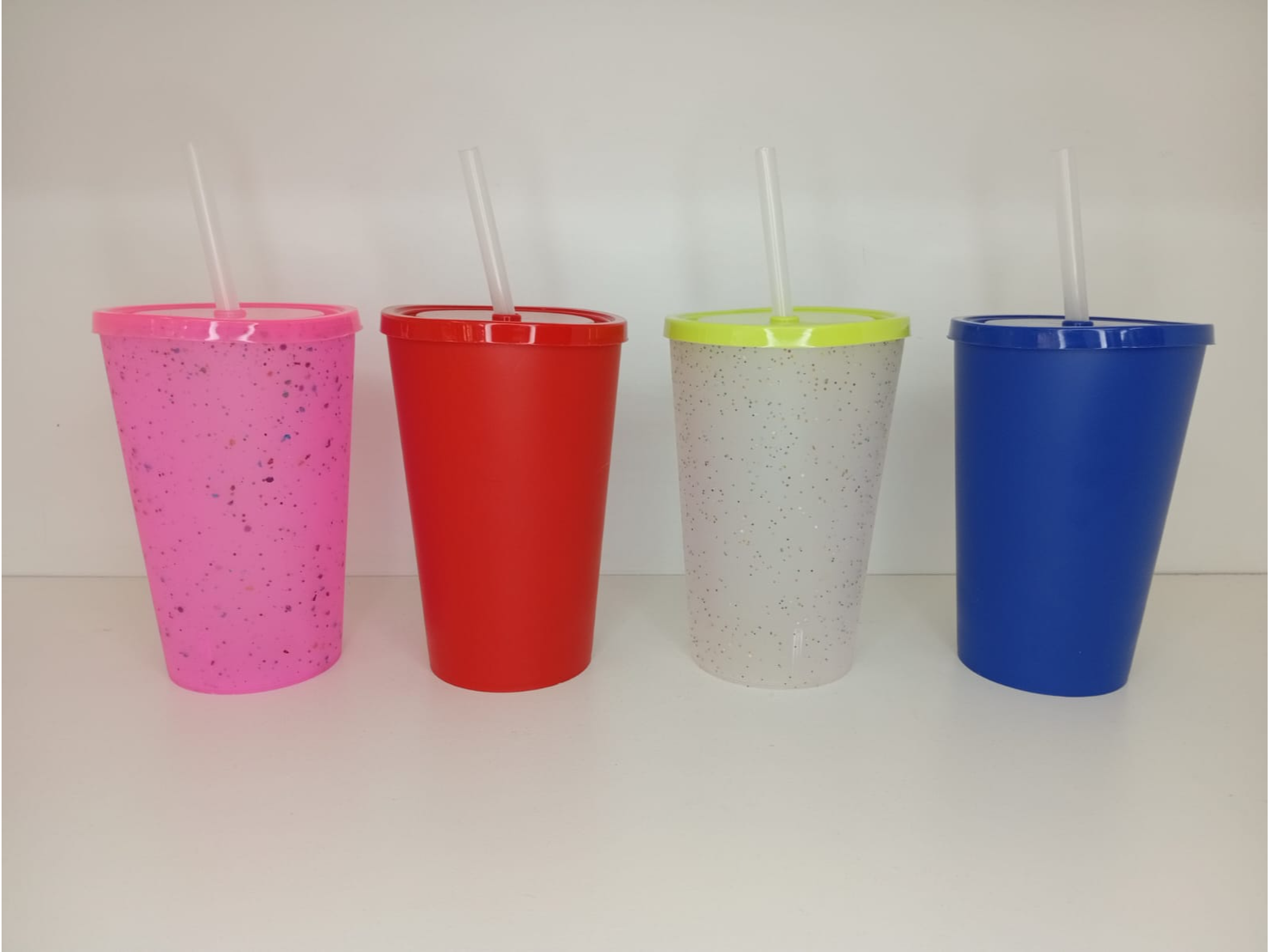 VASO TAPA PLANA CON SORBETE LISO "SEBAS" - COD.: 424