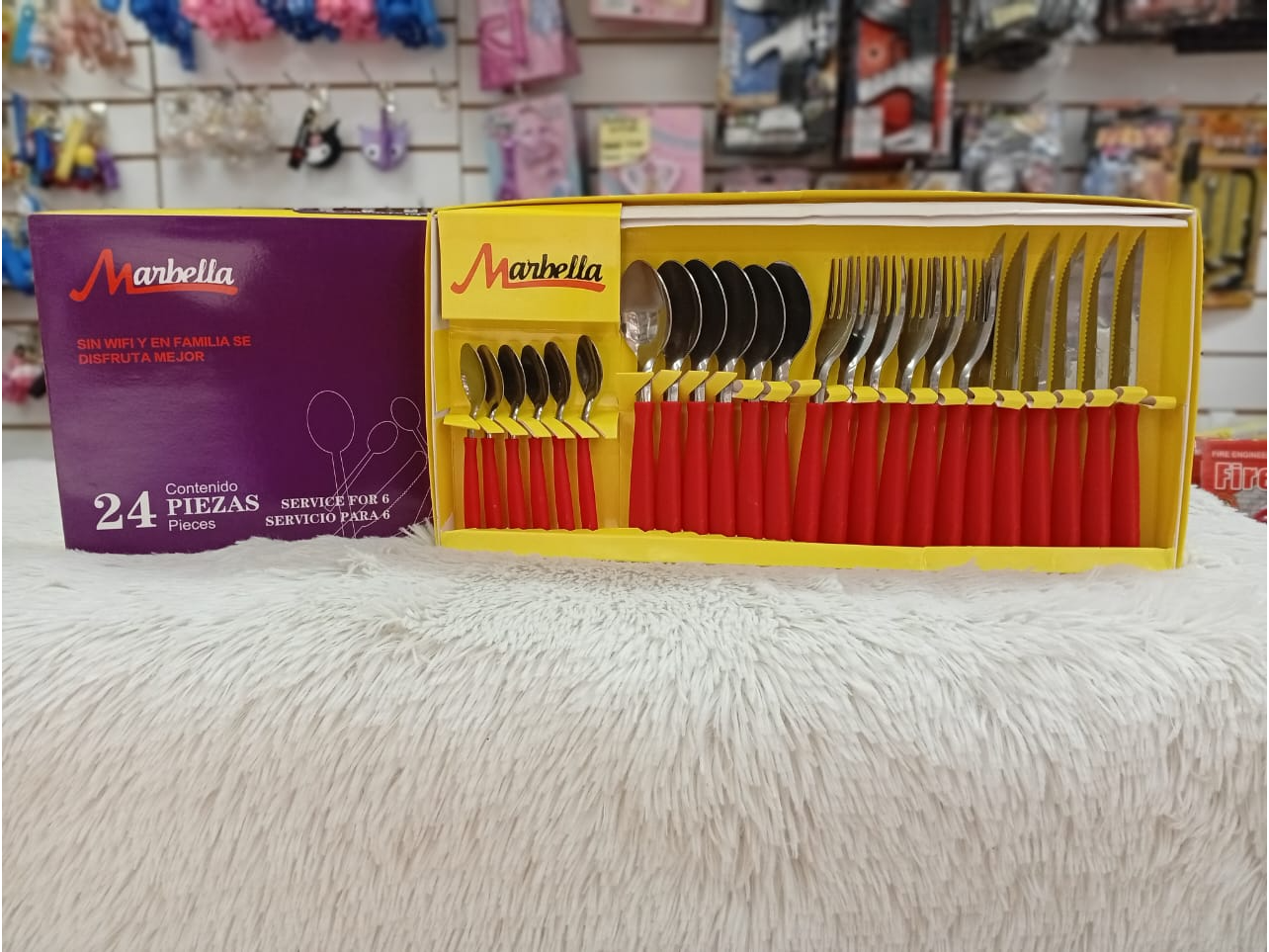 CAJA DE CUBIERTOS X 24pcs. "MARBELLA" - COD.: 322