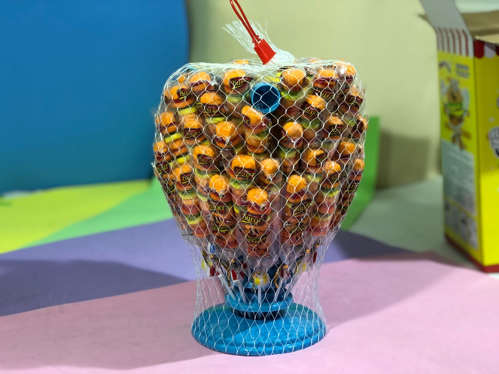 GOMITAS EN BROCHETA "ALBELIM" HAMBURGUESAS X 60 unid. - COD.: 252