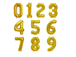 GLOBOS DE NUMEROS INDIVIDUALES TP9525 - COD.: 237