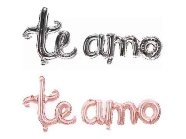 GLOBO "TE AMO" VARIOS COLORES CD10187 - COD.: 232