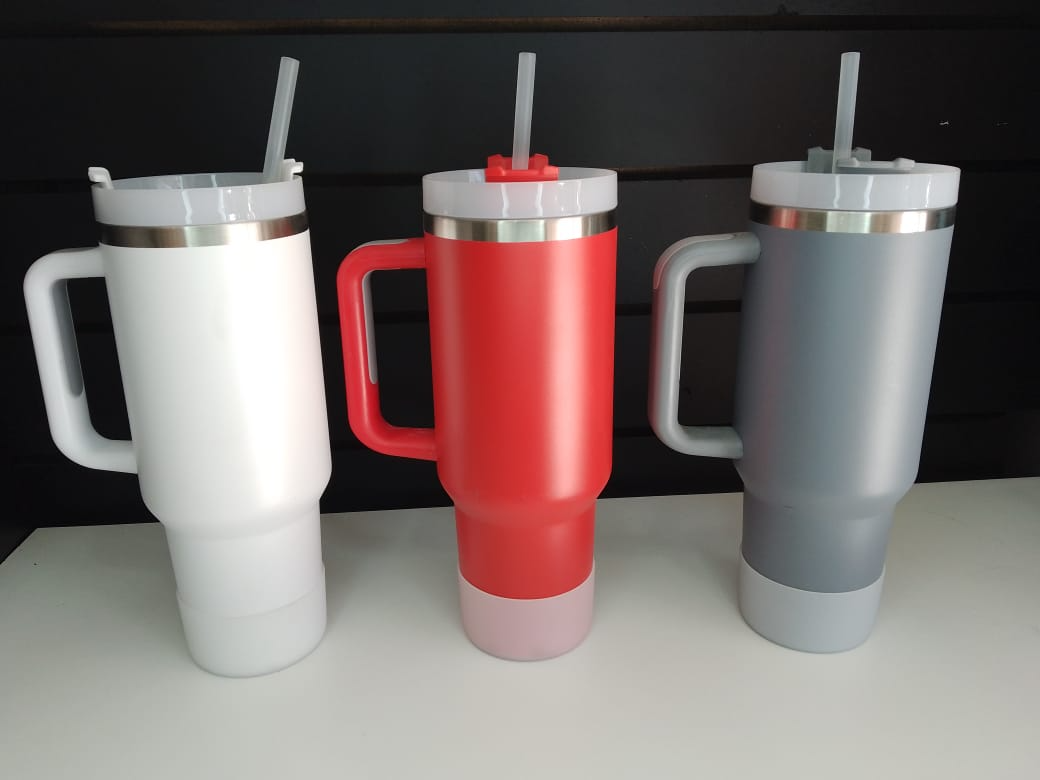 VASO "WANDA" SORBETE Y TAPA ACRILICO BLANCA OPACA - 6 COL. - COD.: 163