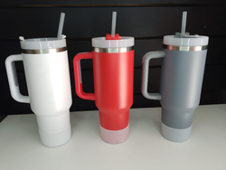 VASO "WANDA" SORBETE Y TAPA ACRILICO BLANCA OPACA - 6 COL. - COD.: 163