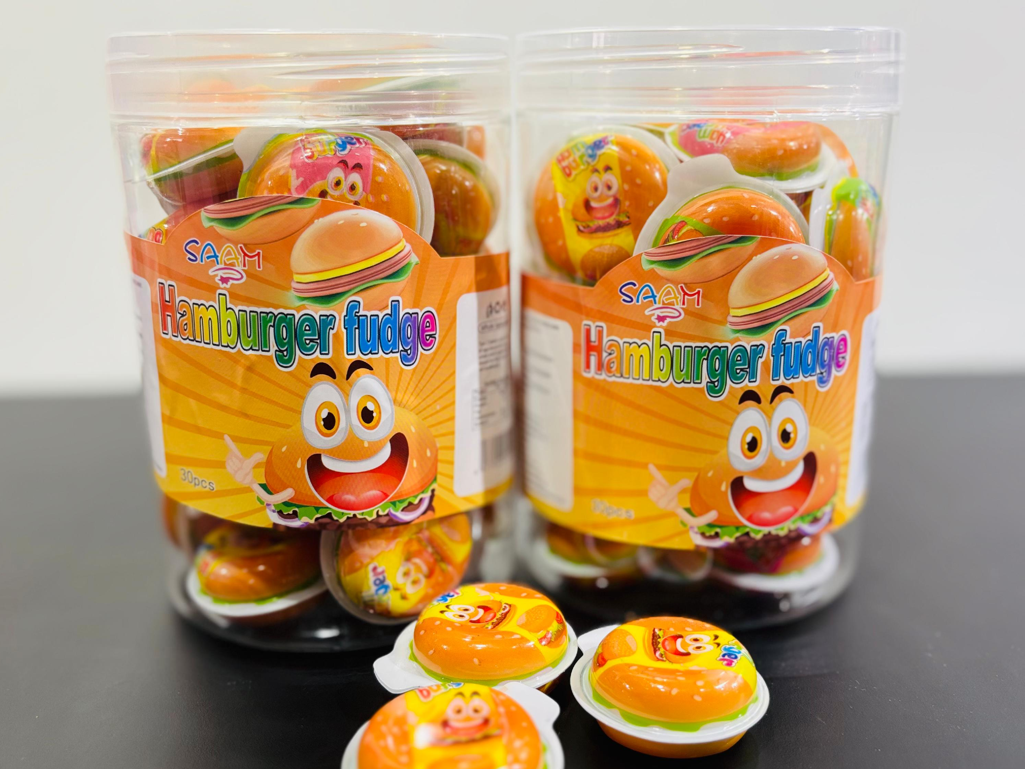 TARRO GOMITAS BLANDAS "HAMBURGUESAS" X 30 unid. - COD.: 248