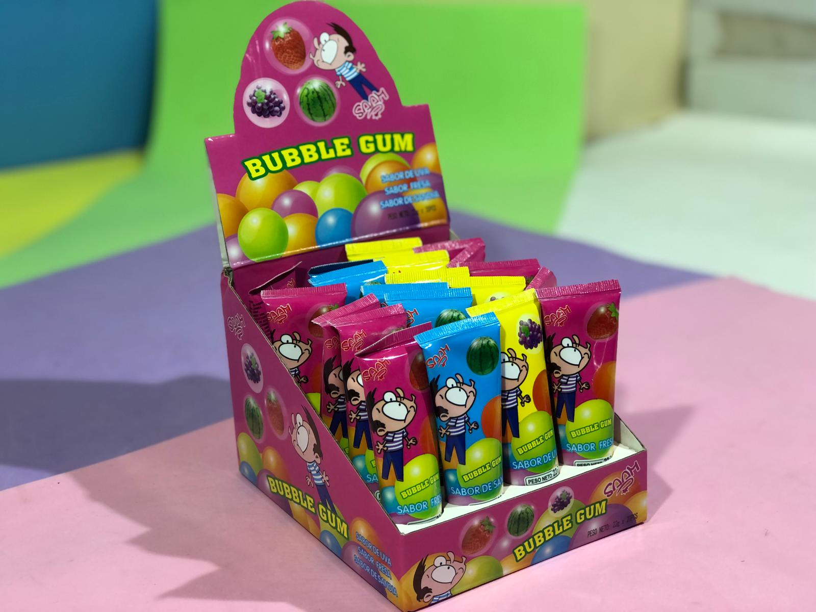 CHICLE EN PASTA POMO X 22grs. SABORES FRUTALES x 20 unid. - COD.: 587