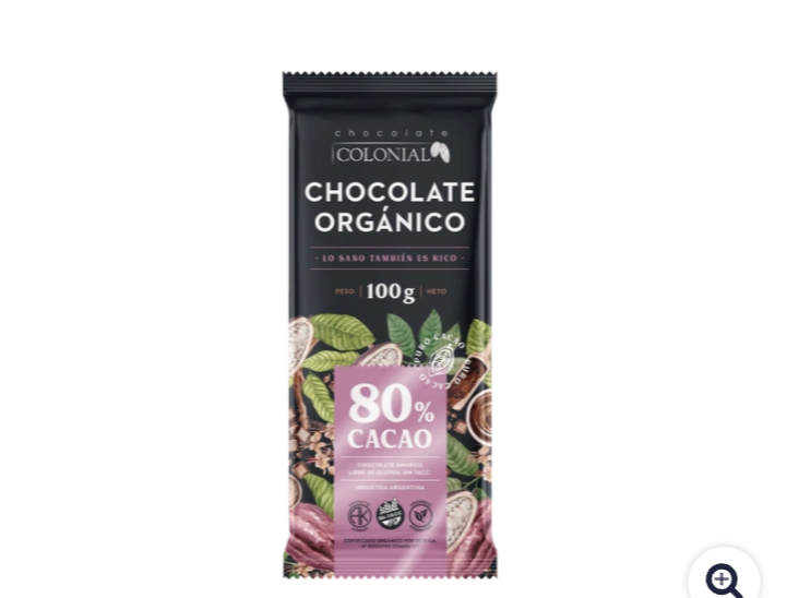 Chocolate Orgánico 80% CACAO