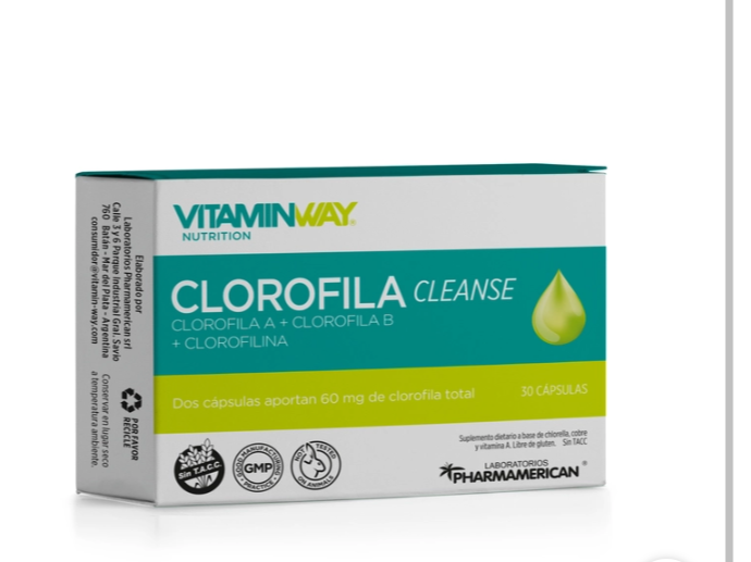 Clorofila Cleanse VW x 30 cápsulas