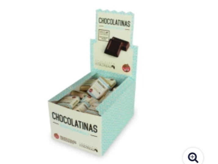 Chocolatina Colonial Semi Amargo x 50 un