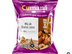 Mix Frutos secos Cumana x 250 GR
