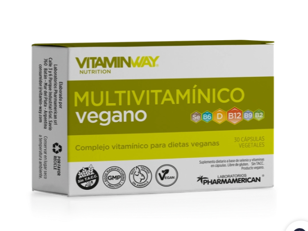 Complejo vitamínico Vegano VW x 30 cápsulas