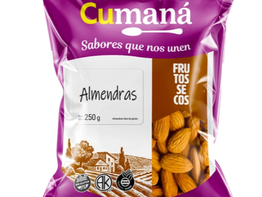 Almendras Cumana x 250 GR