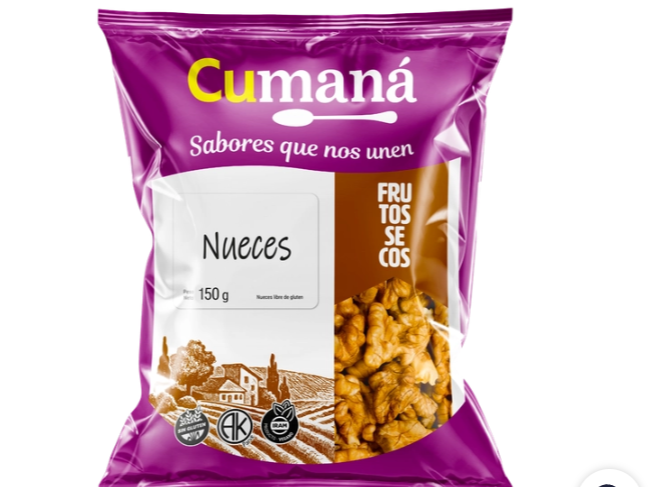 Nuez mariposa extra light Cumana x 150 GR