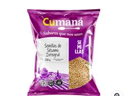 Semillas de sésamo integral Cumana x 250 GR