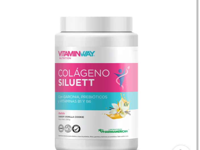 Colágeno Siluett sabor vainilla cookie x 390GR