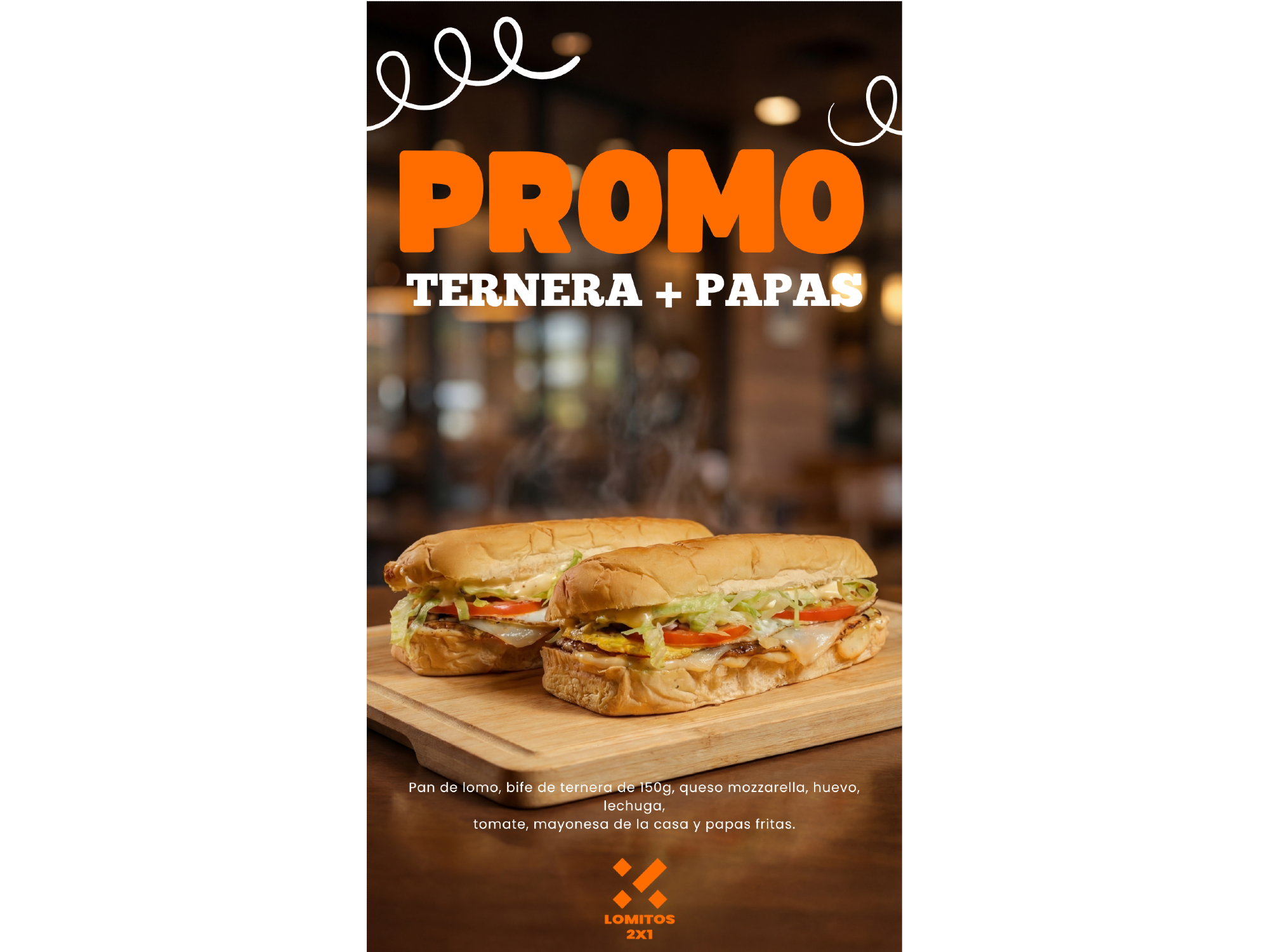 LOMITO TERNERA CON PAPAS