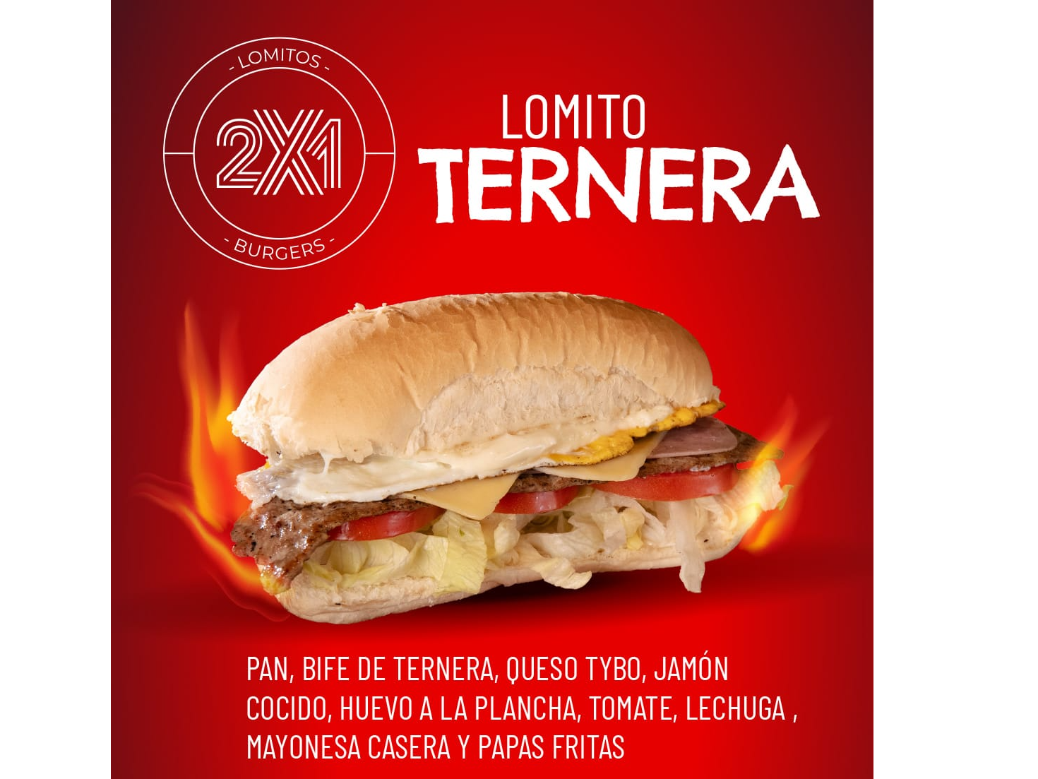 4  LOMITOS  TERNERA