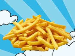 Caja GRANDE de Papas Fritas + 1 dip a eleccion