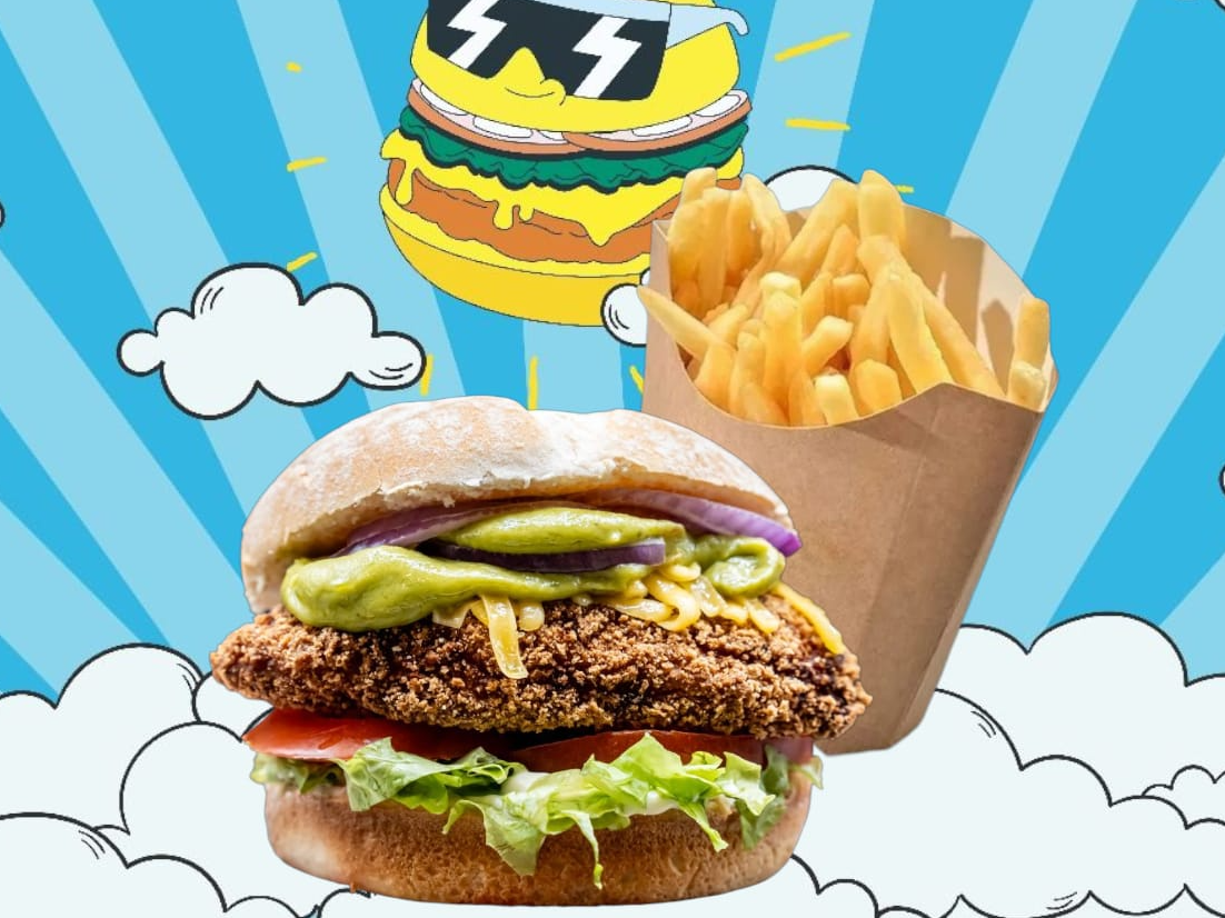 Gauchamole Pollo crispy + Papas