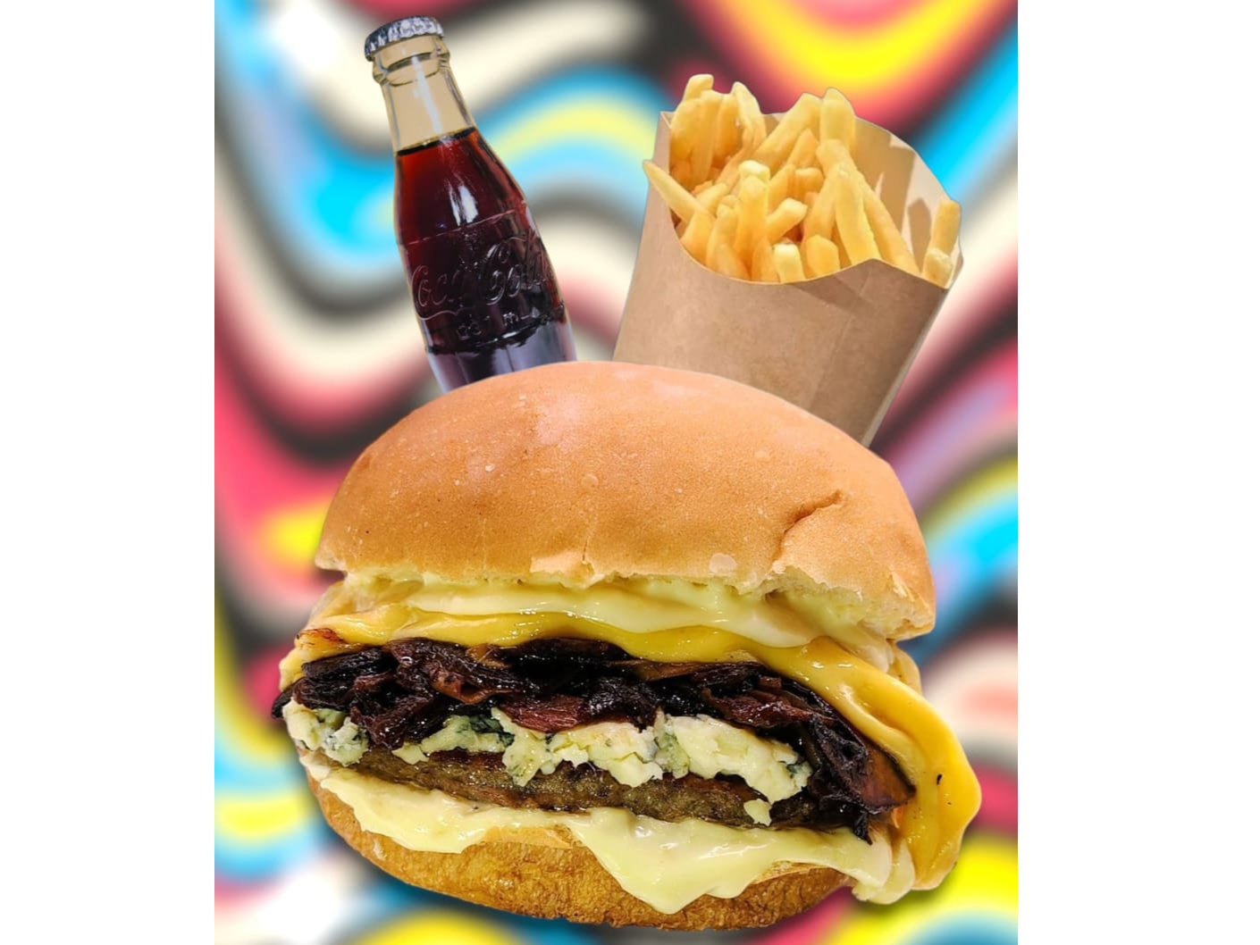 Maleblu + Papas + Coquita de vidrio