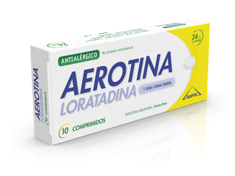 Aerotina x 10 comprimidos