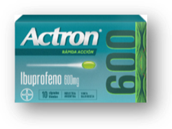 Actron 600 mg x 10 capsulas
