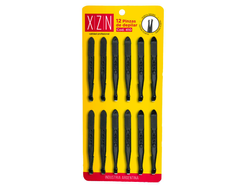 Pinza de depilar negra XZN x 12 unidades