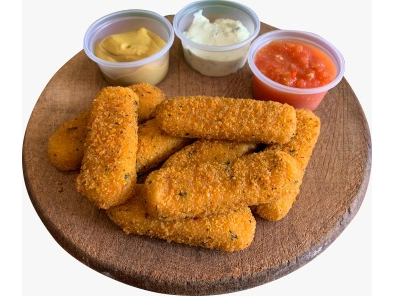 Bastoncitos Muzzarella 12 piezas + 2 Salsa de Empanadas J