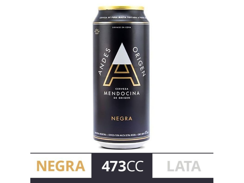 Andes negra 473 cc