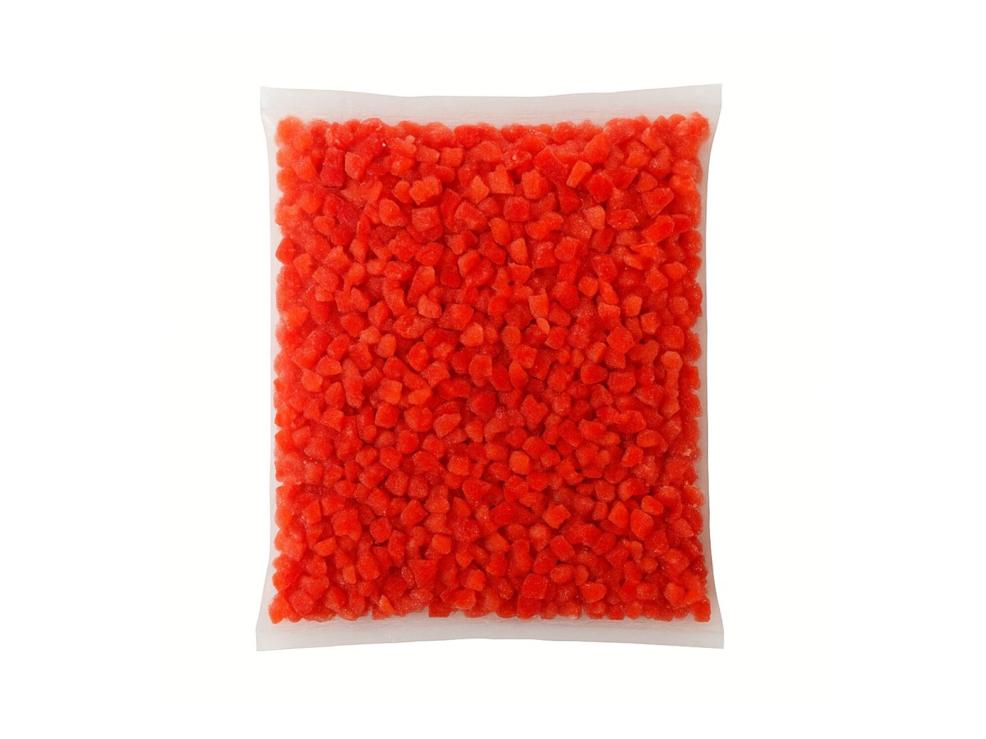 Morron Rojo cubito (500Gr)