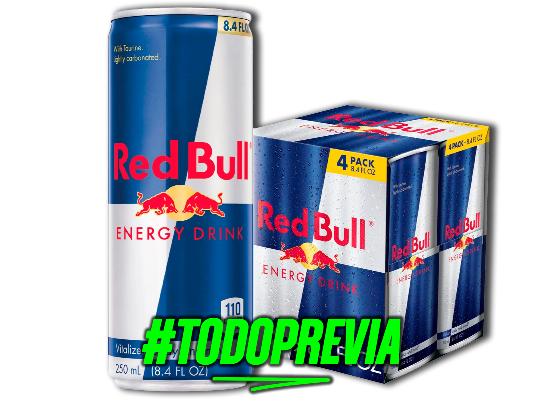 PACK X4 REDBULL 250ML