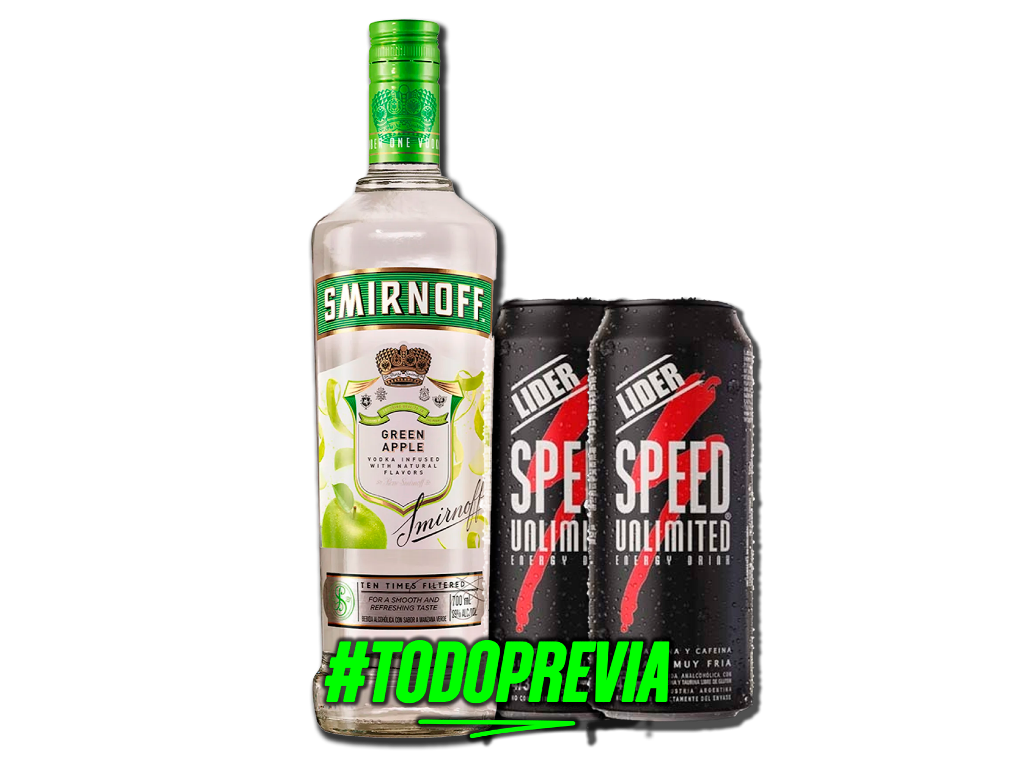 SMIRNOFF + 2 SPEED XL