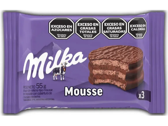 Milka Mousse Triple 55G