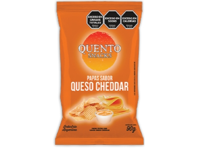 Papas Quento Queso Cheddar 45G