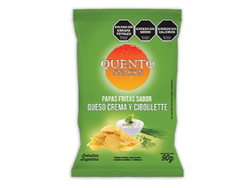 Papas Quento Queso Crema y Ciboulette 90G