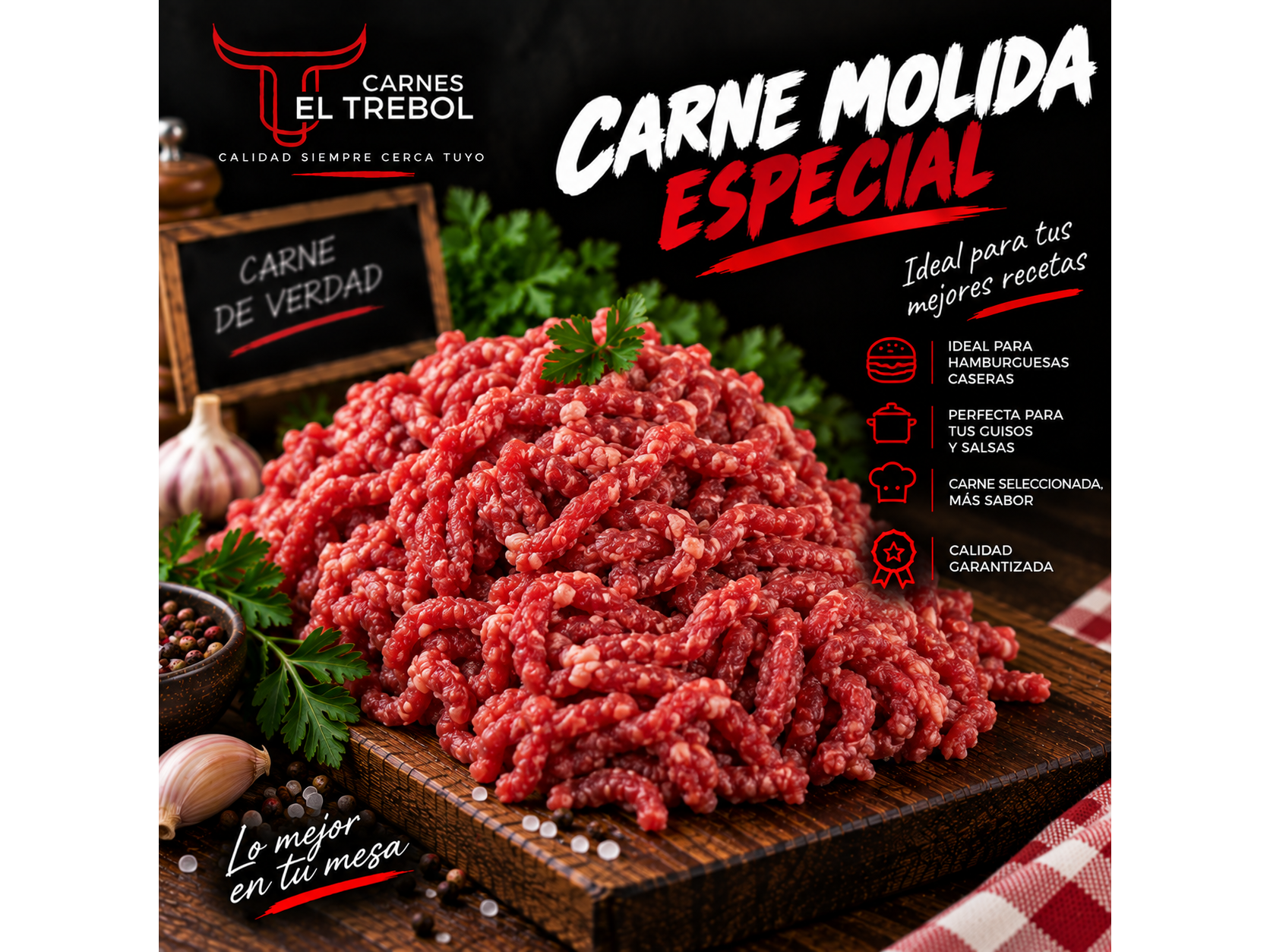 Carne picada especial