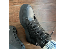 Bota baja black pu
