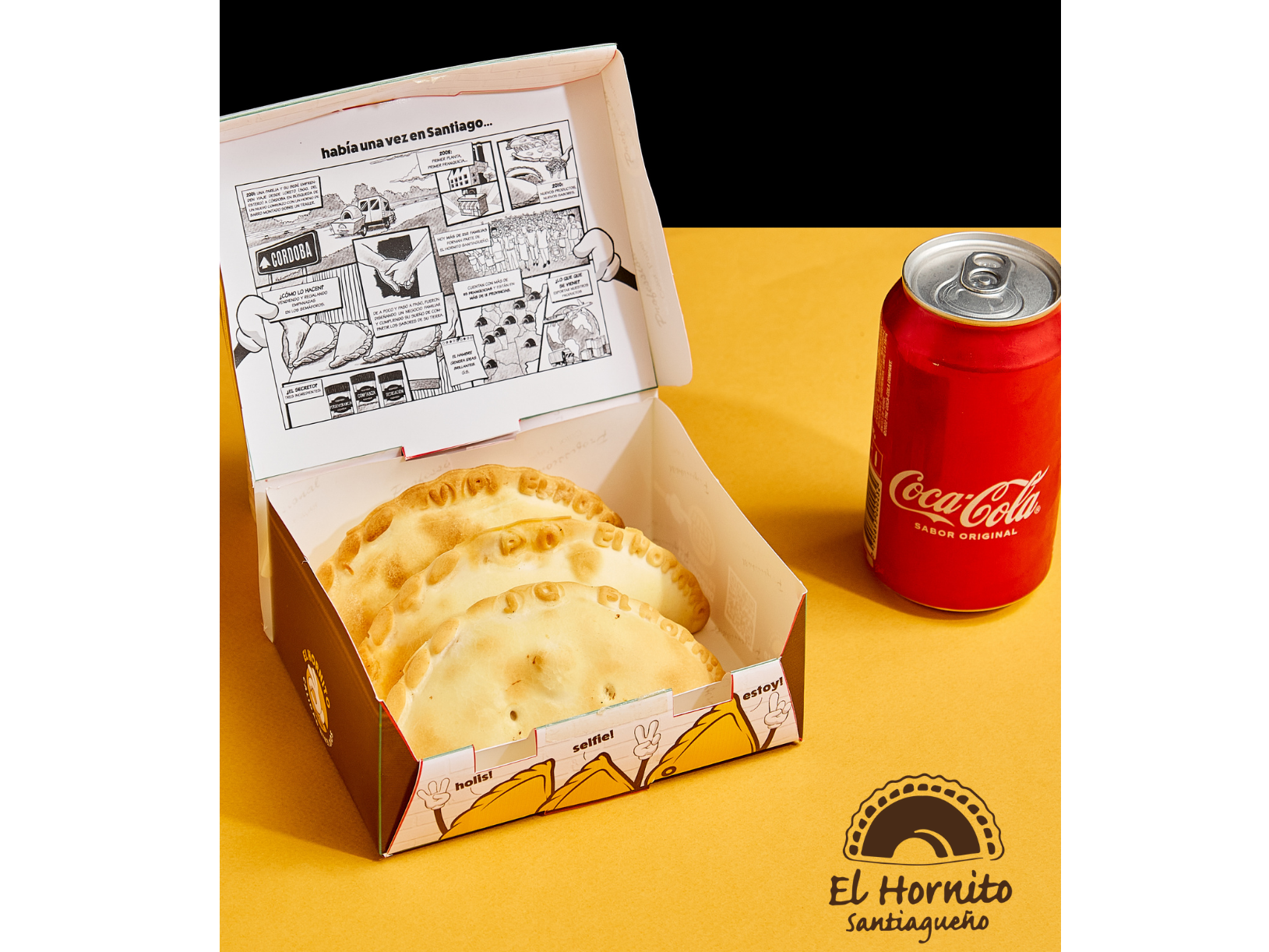 2 EMPANADAS XL + LATA DE GASEOSA