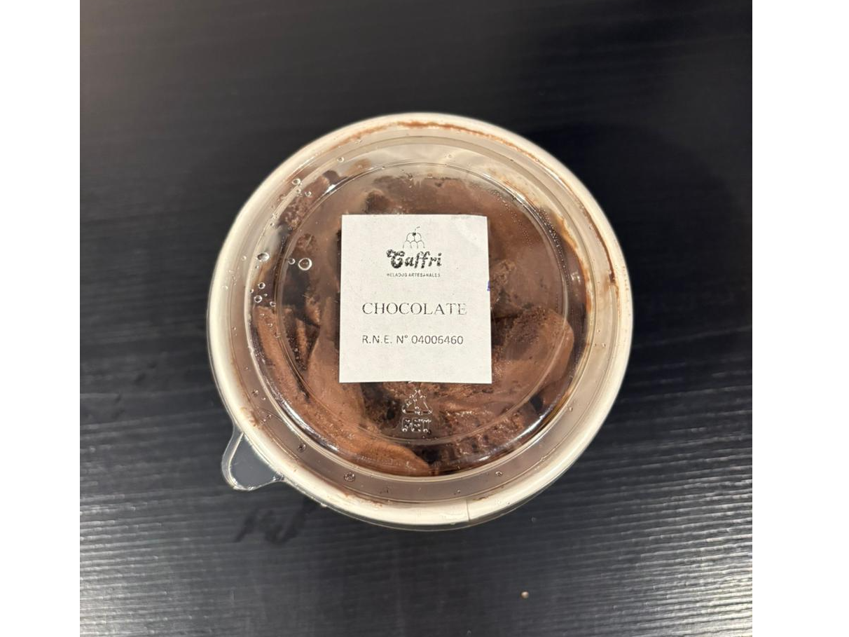 HELADO ARTESANAL CAFFRI CHOCOLATE 250 GRS