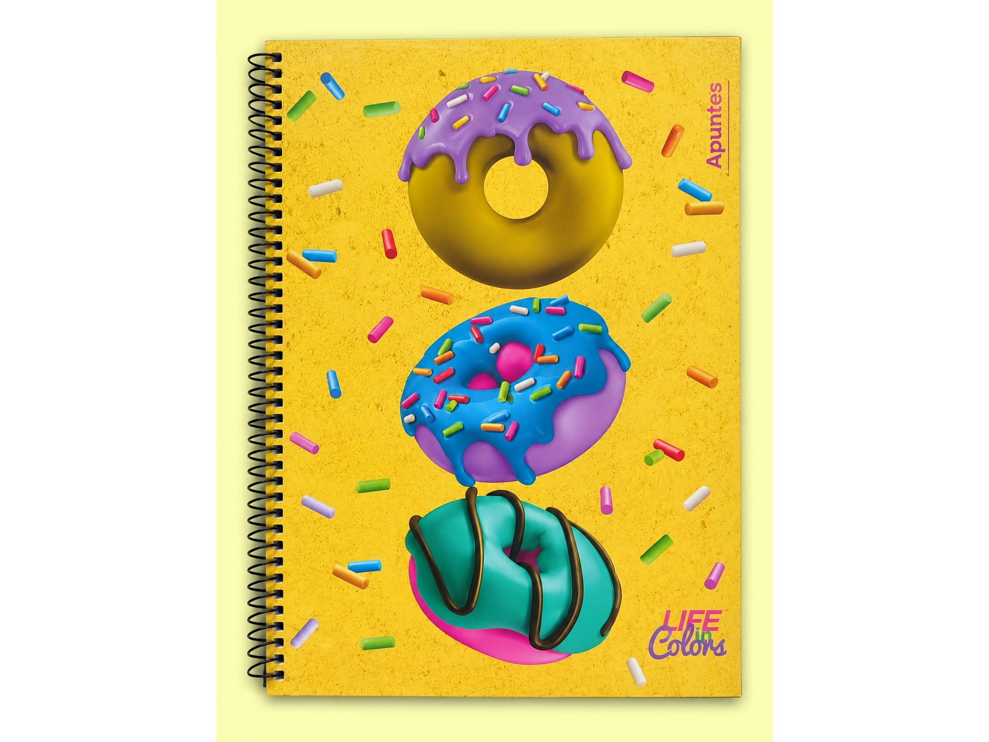Cuaderno Con Espiral Tapa Emplacada Apuntes de LIBRERIA VALENTIN