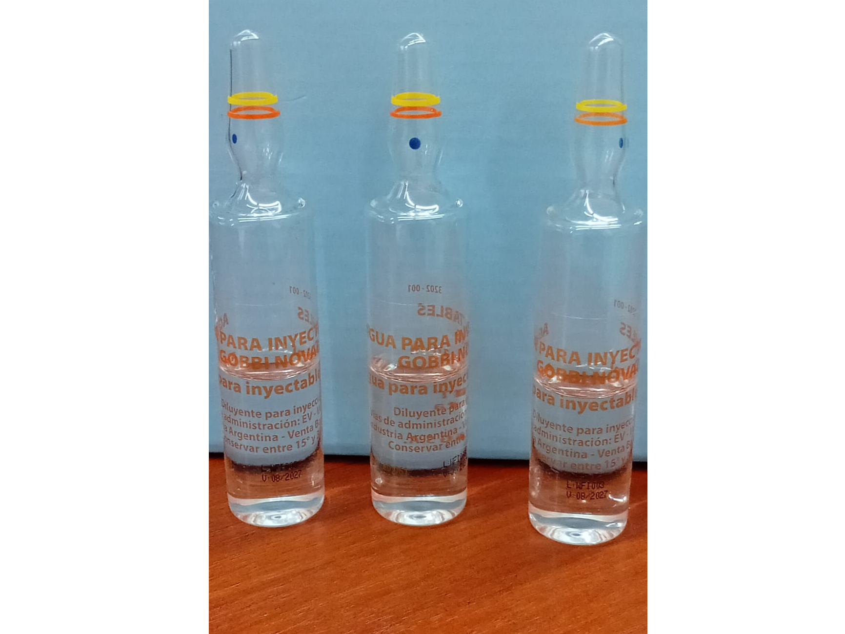 Agua Estéril para inyectables GOBBI NOVAG x 10ml