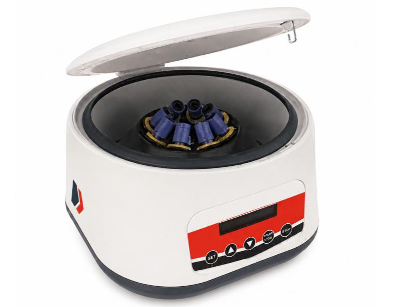 Centrífuga de mesa con rotor angular p/ 8 tubos. Marca Dauerhaft, modelo PRP-8